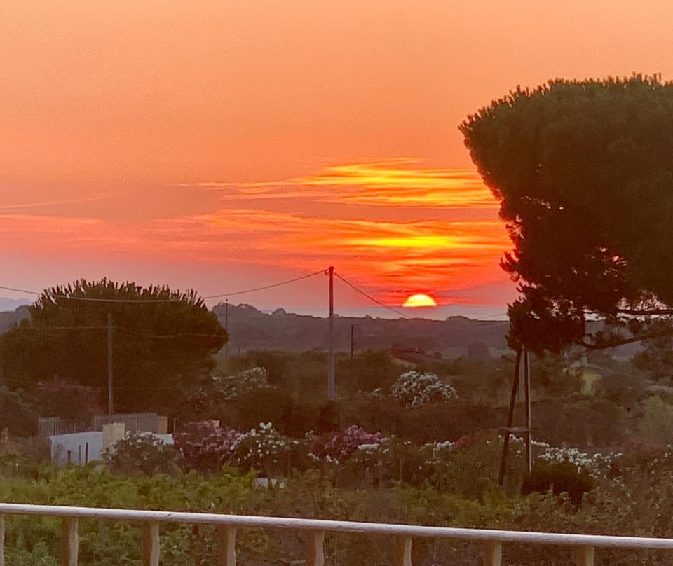 Natural landscape, Sea view, Sunset