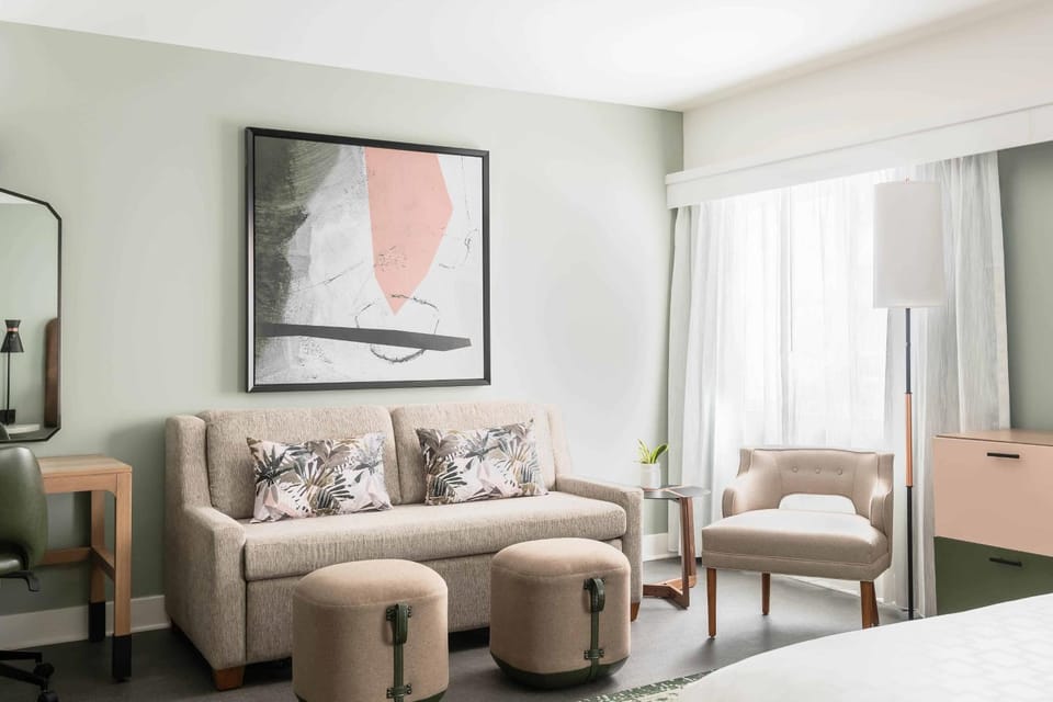 Seating area, Bedroom