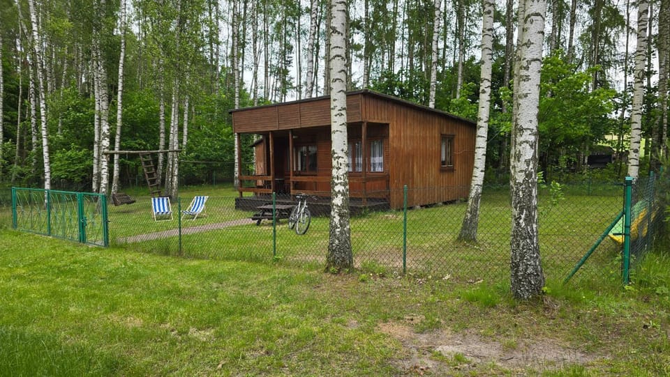 Domek w Borkowie Nature lodge in Pomeranian Voivodeship