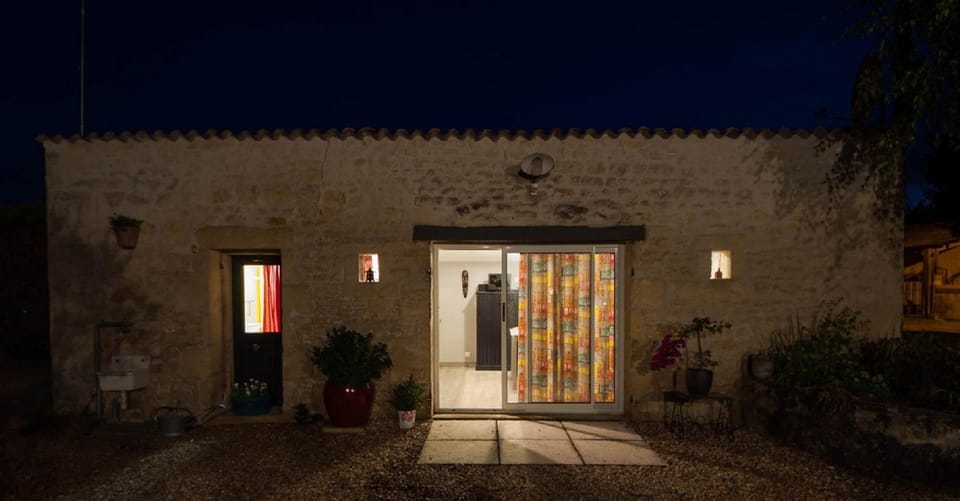 Facade/entrance, Night, On site