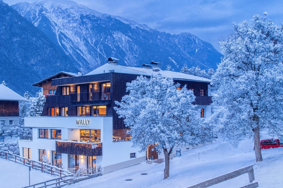 Property building, Natural landscape, Winter, Mountain view