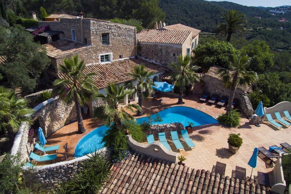 Bird's eye view, Pool view