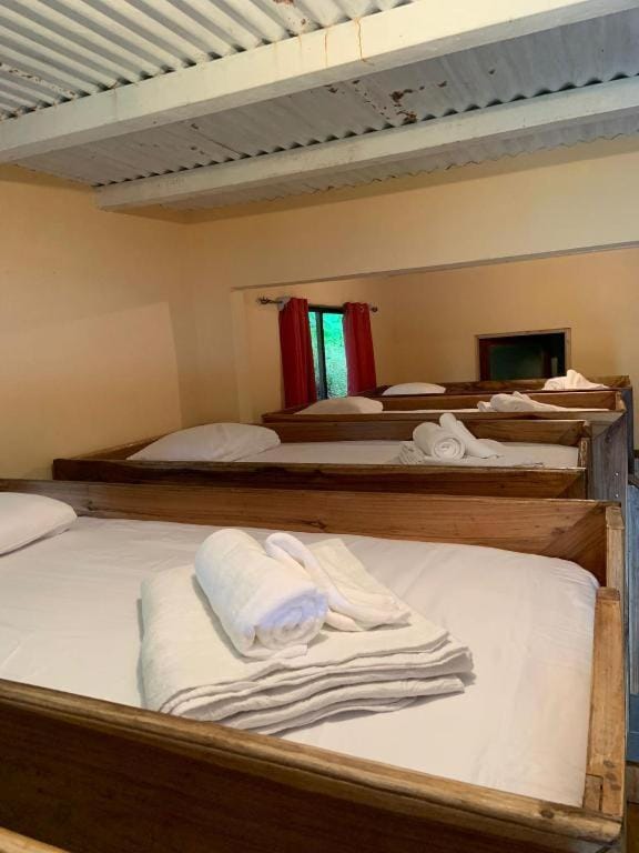 Bed, Bedroom, bunk bed, air conditioner