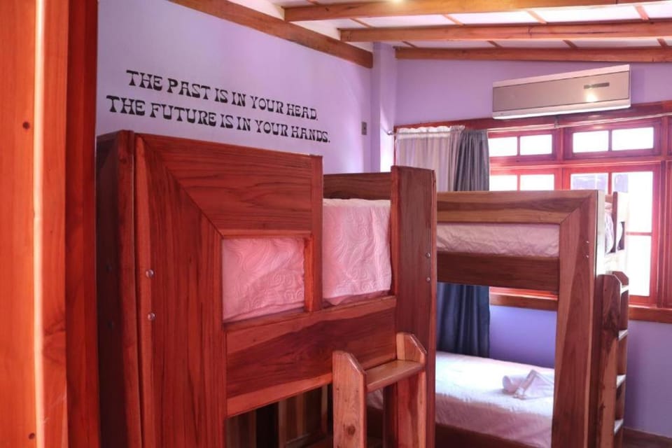 Bedroom, bunk bed, air conditioner