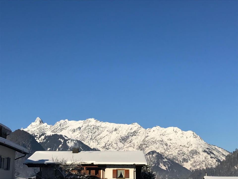 Natural landscape, Winter, Mountain view