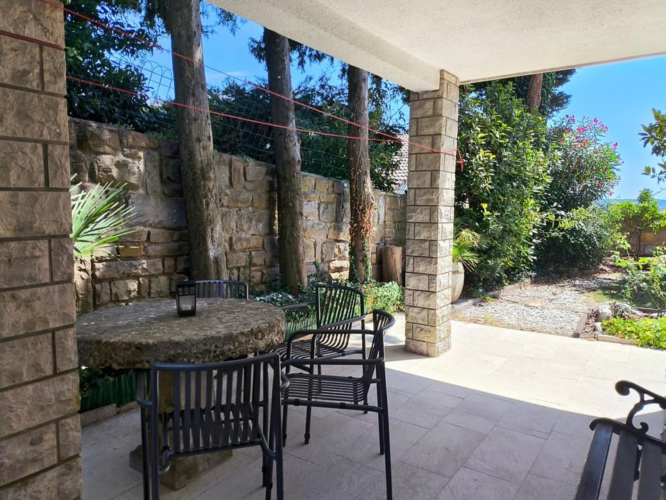 Patio, Day, Summer, Garden, Balcony/Terrace, Dining area, Garden view