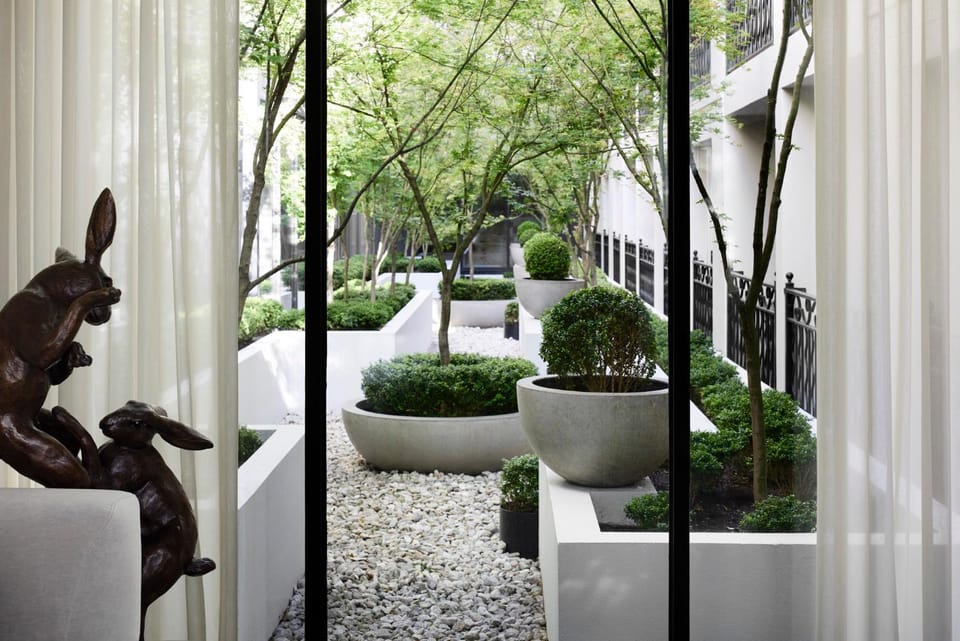 Garden, Lobby or reception, Garden view