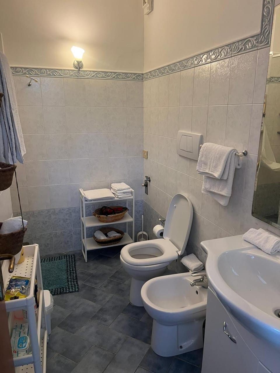 Shower, Toilet, Bathroom, bidet, towels