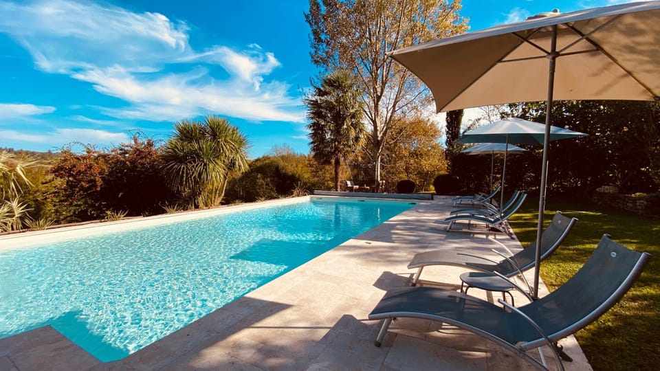 Garden, Garden view, Pool view, Swimming pool, sunbed