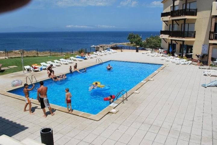 Day, People, Natural landscape, Sea view, Swimming pool, children