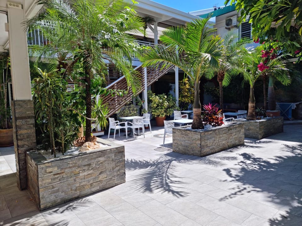 Property building, Patio, Garden, Garden view