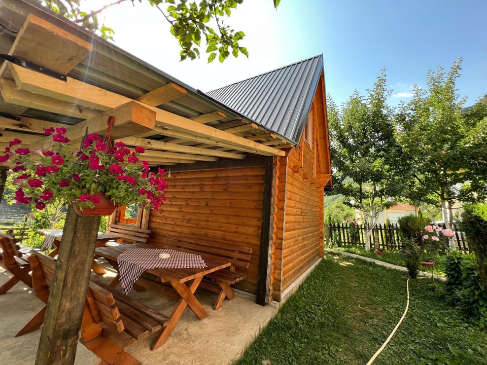Property building, Day, Garden, Dining area, Garden view