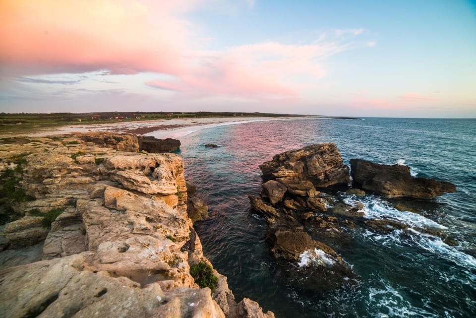 Natural landscape, Beach, Sea view, Sunset