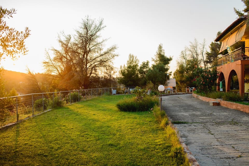 Natural landscape, Balcony/Terrace, Garden view, Sunset