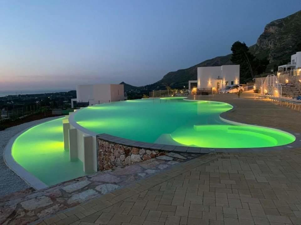 Swimming pool, Sunset