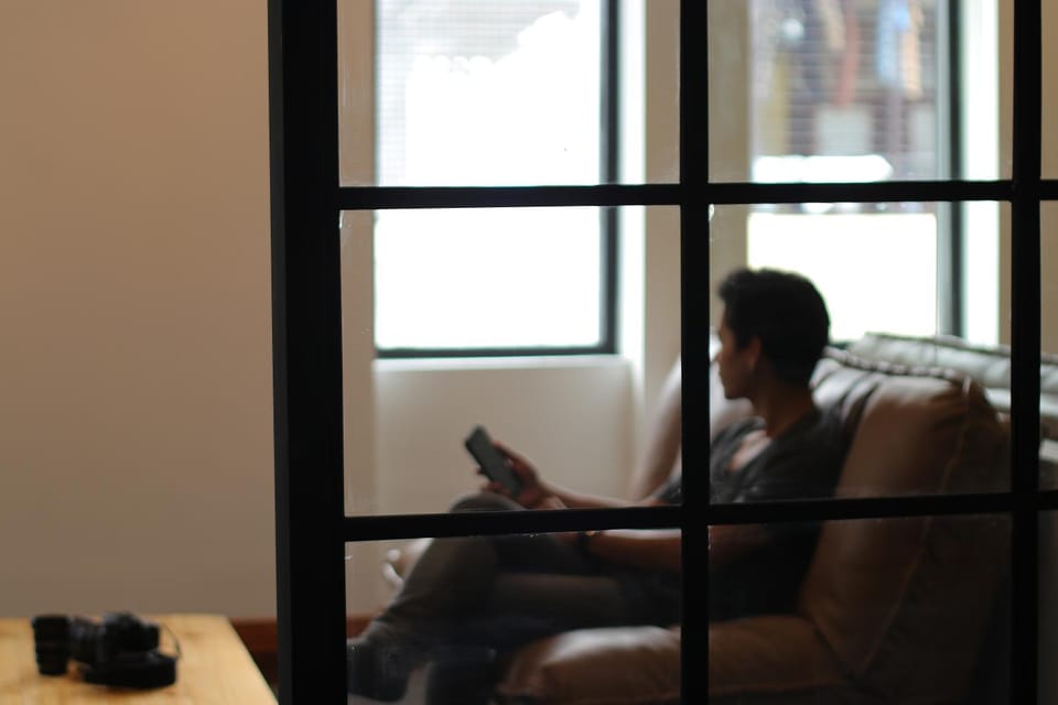 Baan33 check in by yourself code inbox 4fl behind Amazon cafe Apartment in Bangkok