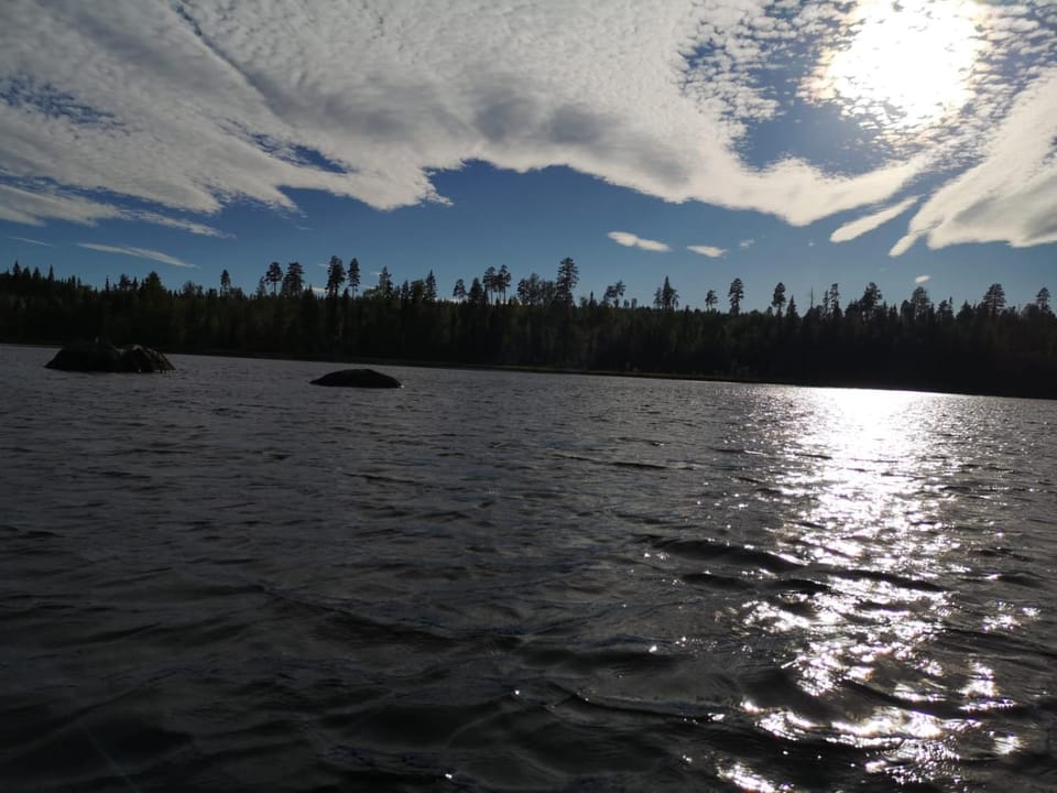 Holiday House in Lapland, Överkalix Chalet in Norrbotten County, Sweden