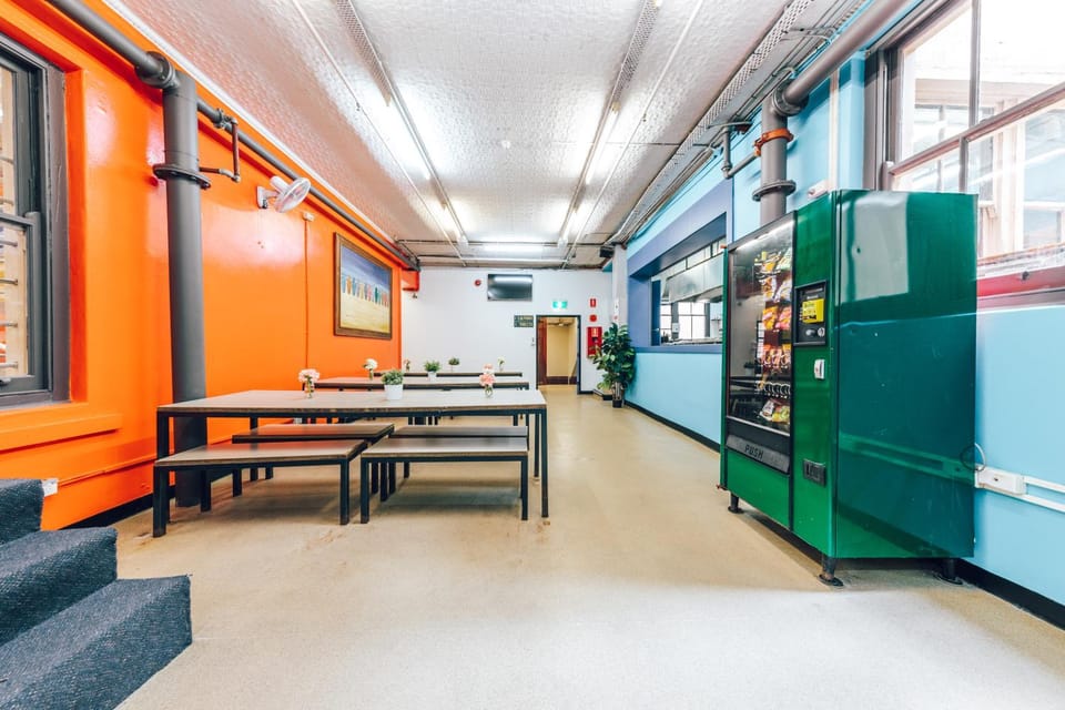 Dining area, Dinner, vending machine