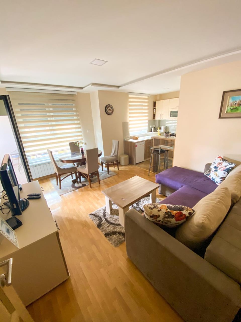 TV and multimedia, Kitchen or kitchenette, Living room, Dining area