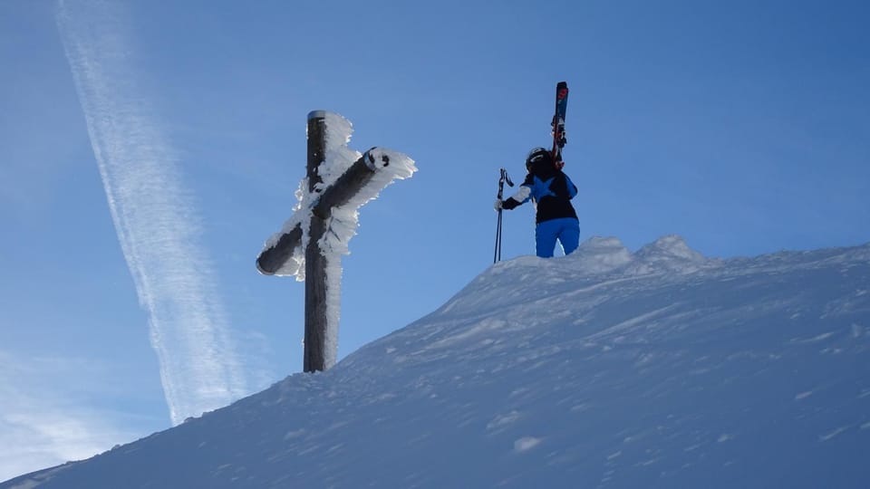 Winter, Skiing
