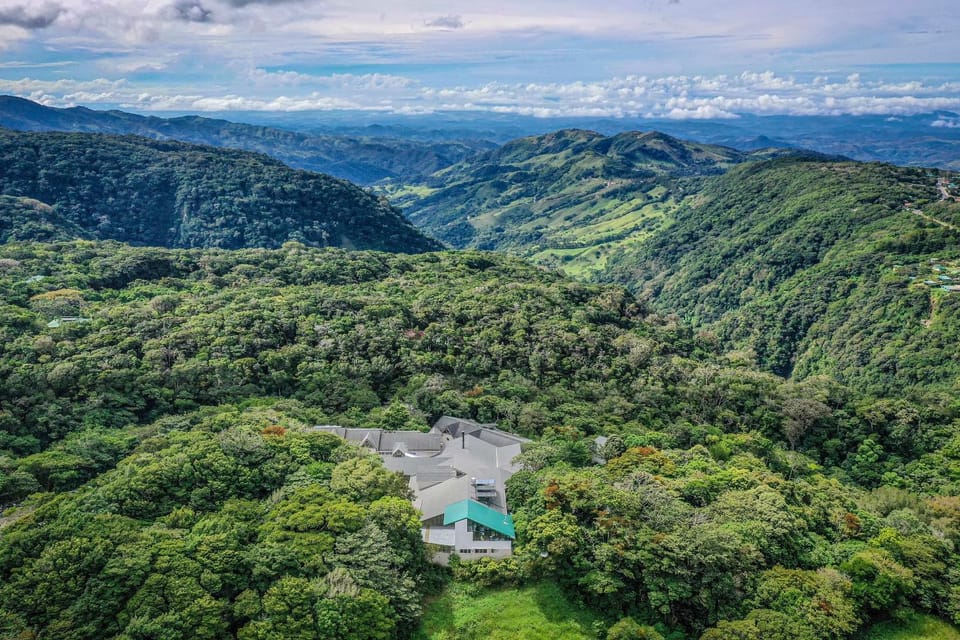 Nearby landmark, Natural landscape, Bird's eye view, Mountain view