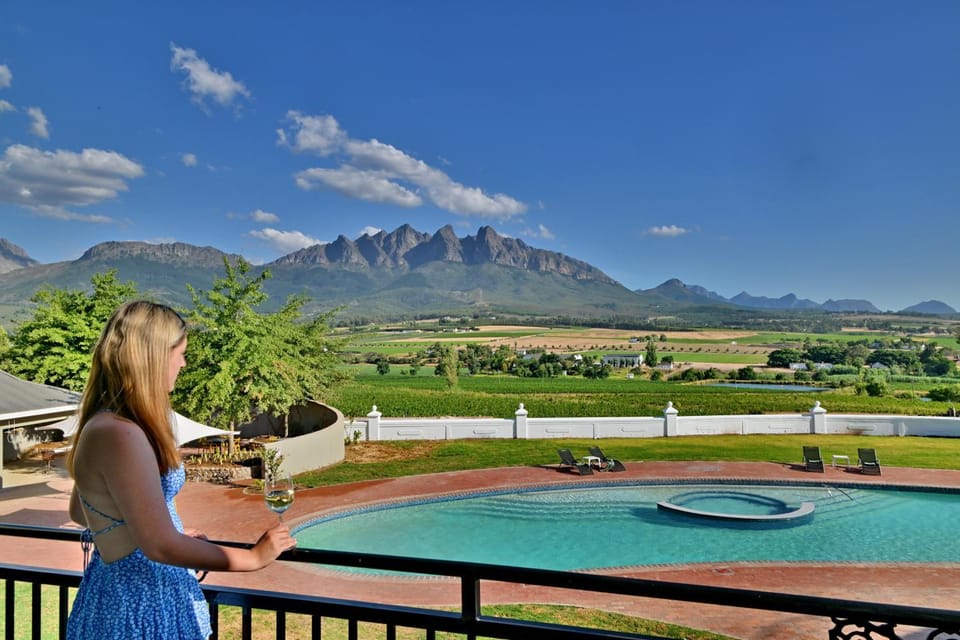 People, Natural landscape, Mountain view, Pool view, Swimming pool
