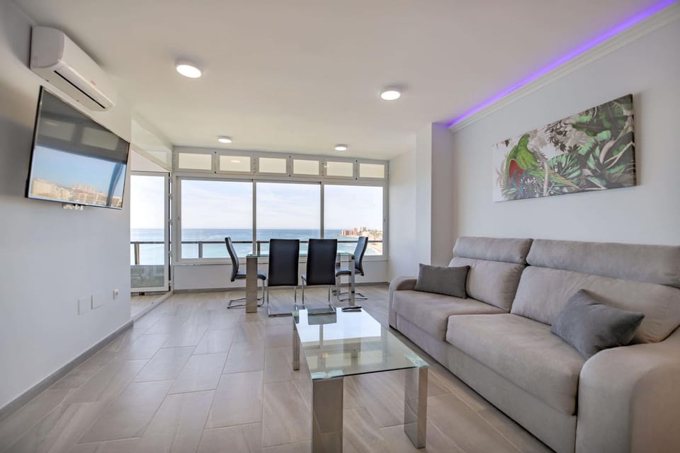Living room, Dining area, Sea view