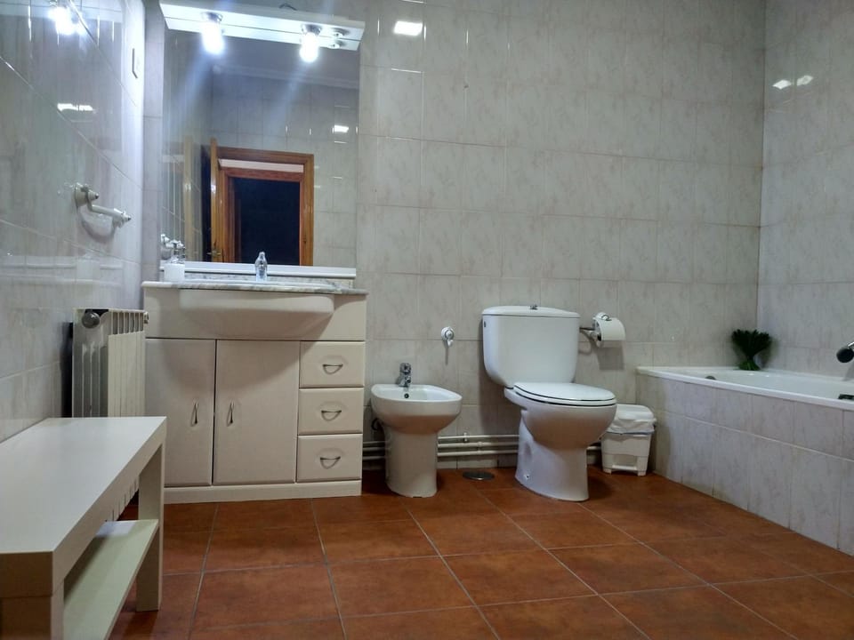 Shower, Bathroom, bidet, towels