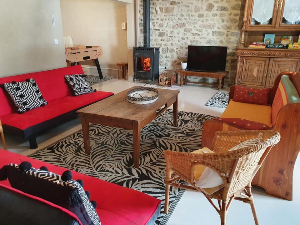 Grande maison en pierre avec jardin clôturé, animaux admis - FR-1-489-198 House in Auvergne-Rhône-Alpes