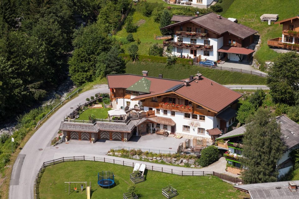 Property building, Facade/entrance, Spring, Natural landscape, Bird's eye view, Balcony/Terrace, Balcony/Terrace, Hiking, Hiking, Cycling, Cycling, Mountain view, Mountain view, Family, Family, Family