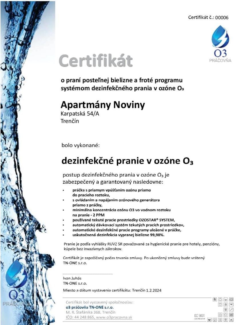 Apartmány Noviny Apartment in Slovakia