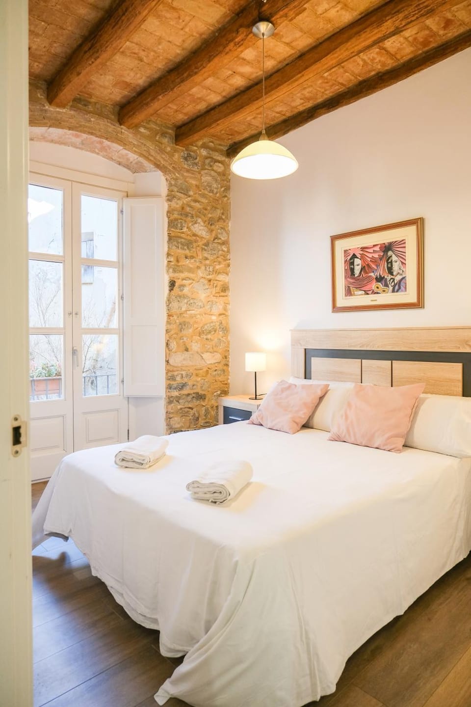 Ganganell Centre. Apartamento con Patio Apartment in Garrotxa