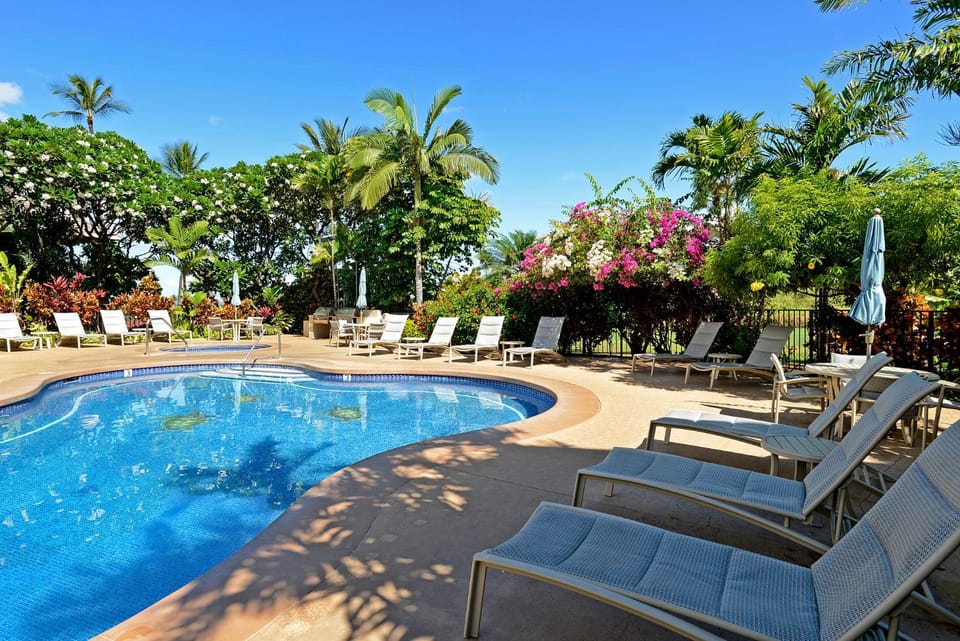 Garden, Seating area, Swimming pool