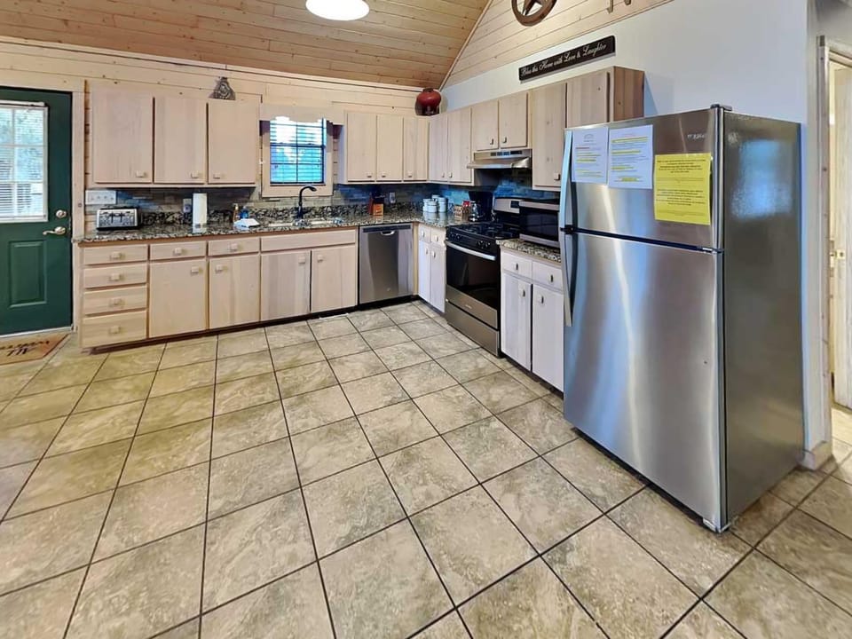 Kitchen or kitchenette, dishwasher, microwave, oven, stove, kitchen