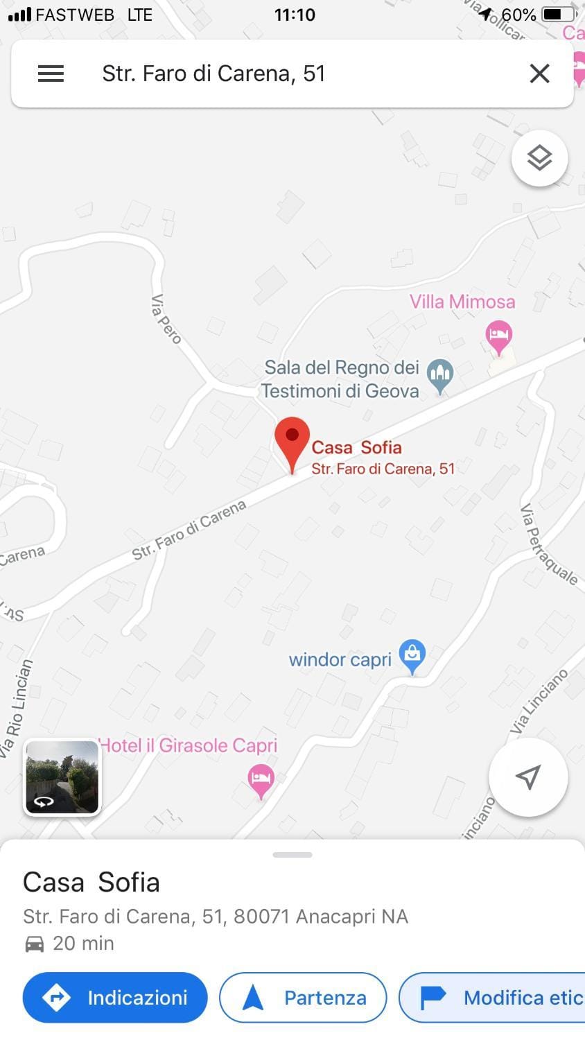 CASA SOFIA Bed and Breakfast in Anacapri