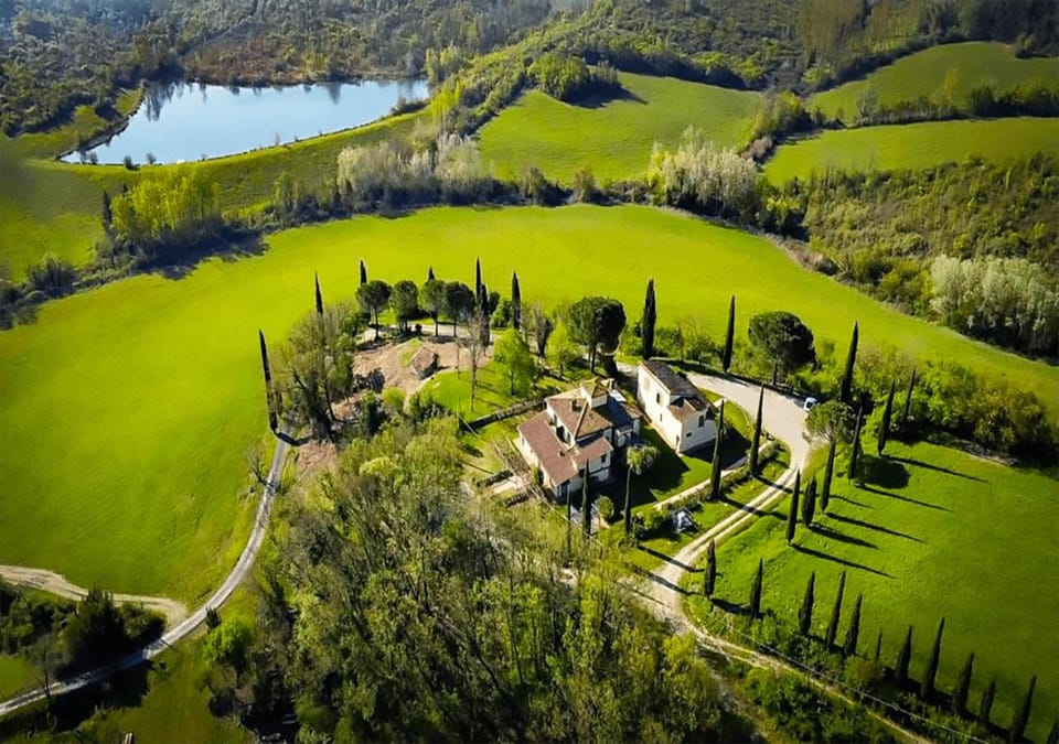 Natural landscape, Bird's eye view, Lake view