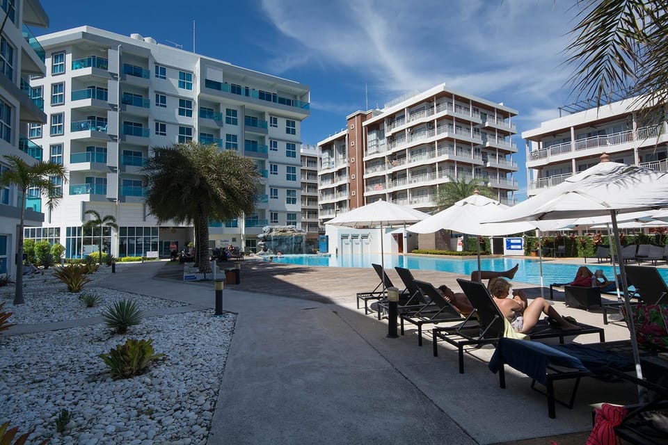 Property building, Patio, People, Swimming pool