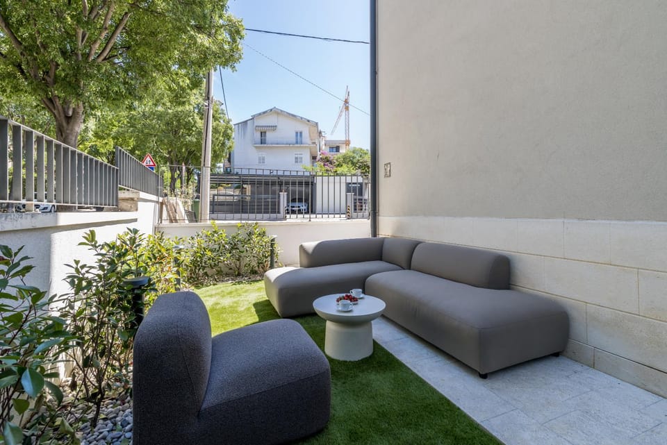 Property building, Garden, Seating area