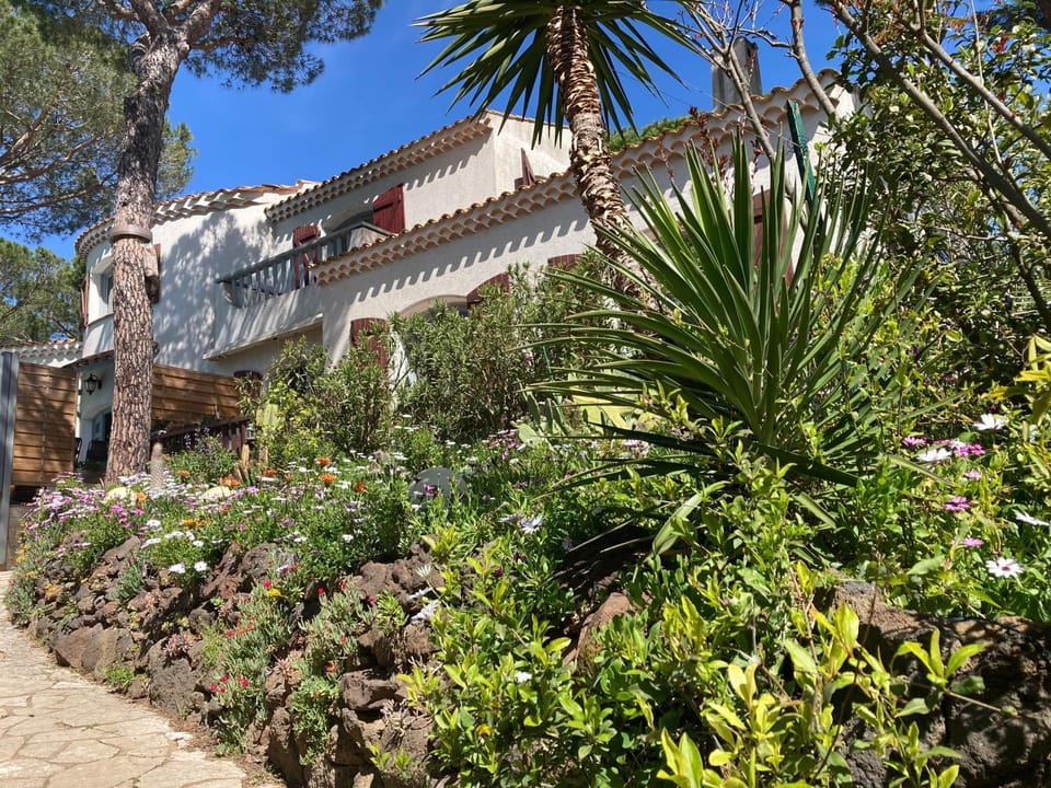 Property building, Facade/entrance, Garden, Garden view