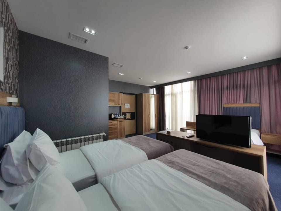 Communal lounge/ TV room, Bed, TV and multimedia