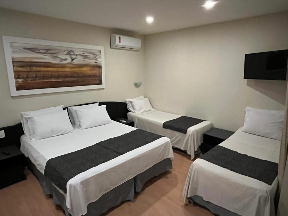 Bed, Bedroom, air conditioner