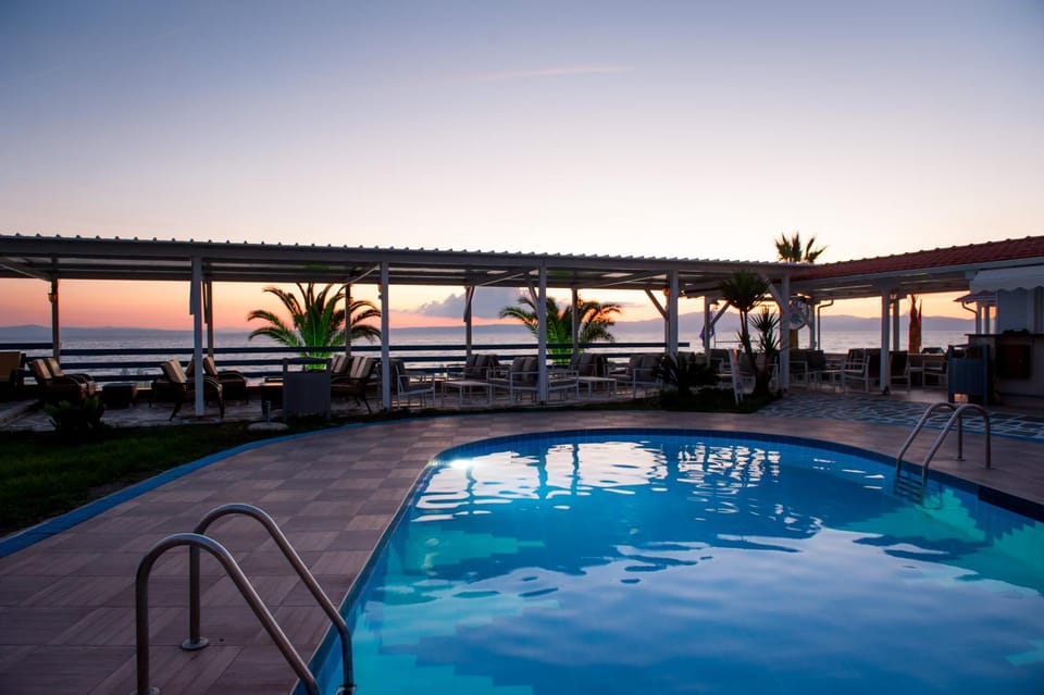Activities, Pool view, Swimming pool, Sunset