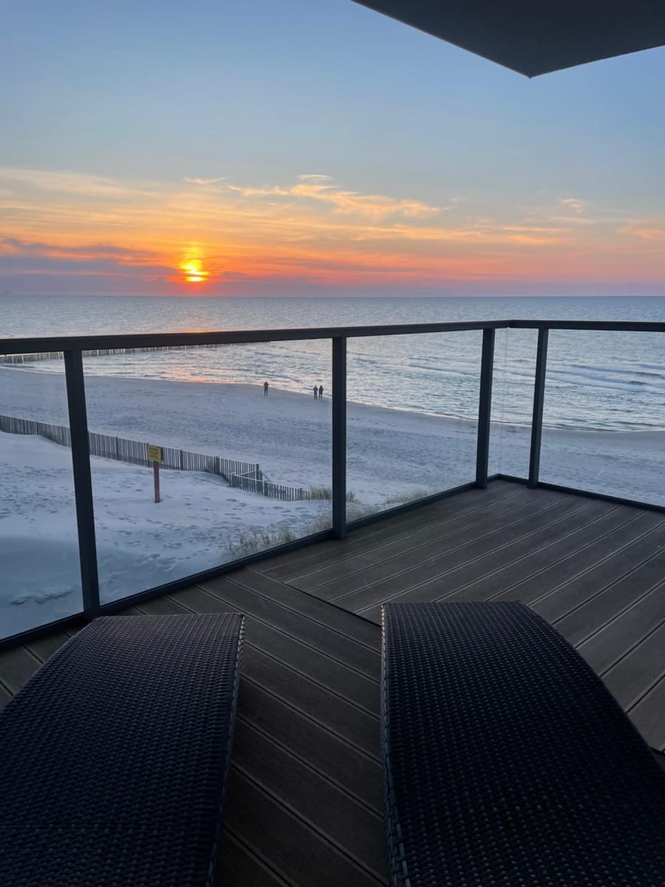 View (from property/room), Balcony/Terrace, Beach, Sea view, Sunrise, Sunset