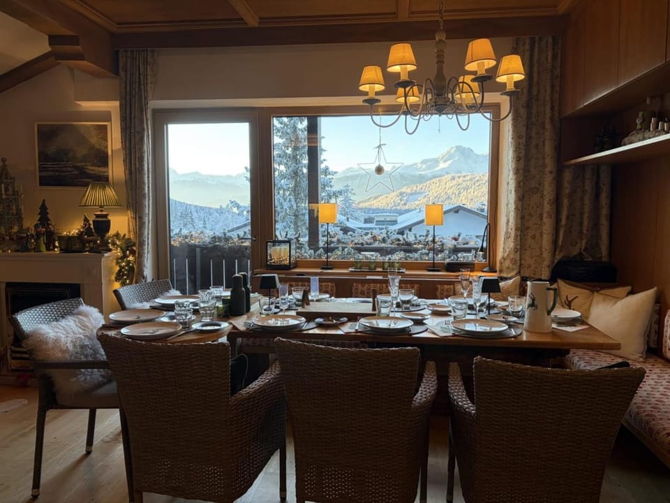Natural landscape, Seating area, Dining area, Mountain view