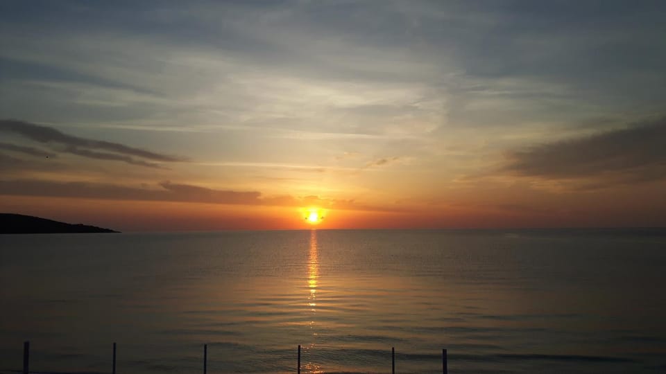 Property building, Natural landscape, Sunrise