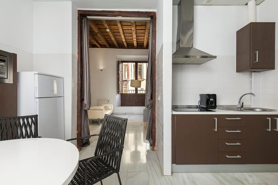 Kitchen or kitchenette, Living room