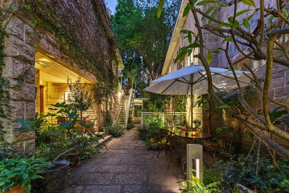 Night, Garden, Garden view