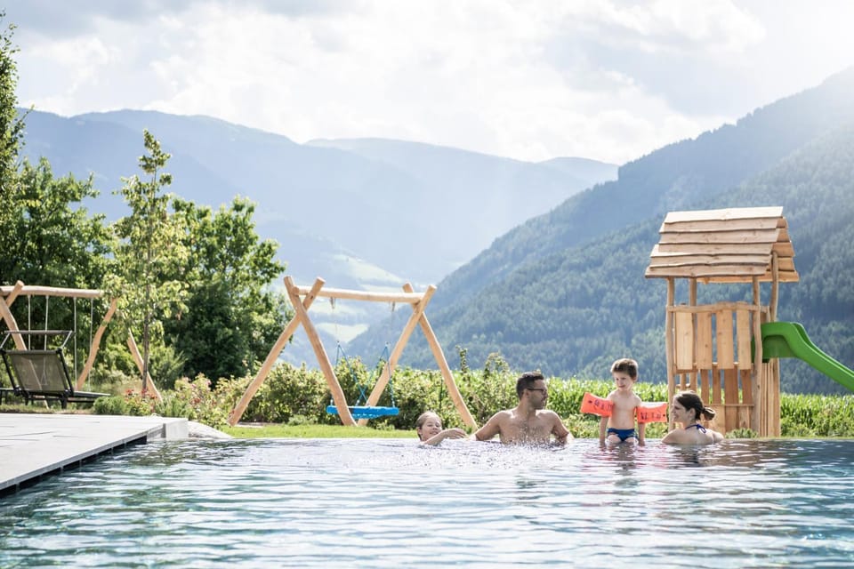 Children play ground, Mountain view, Swimming pool, children