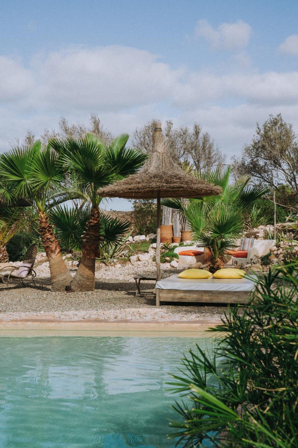 Day, Natural landscape, Garden, Pool view, Swimming pool, sunbed