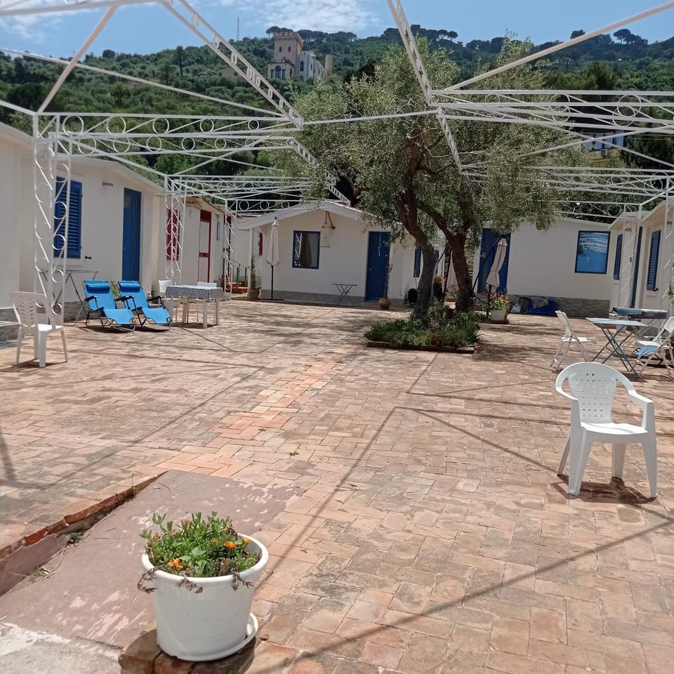 Property building, Patio